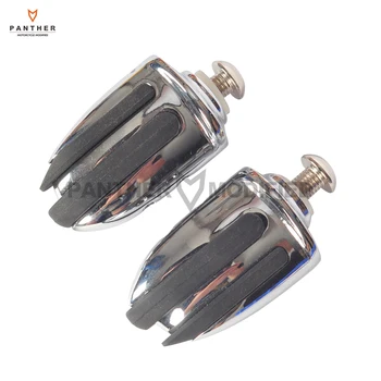 

1 Pair Chrome Aluminum Motorcycle Shifter Peg Moto Bolt shift lever Pegs case for Harley Softail Dyna Night Train Bad Boy