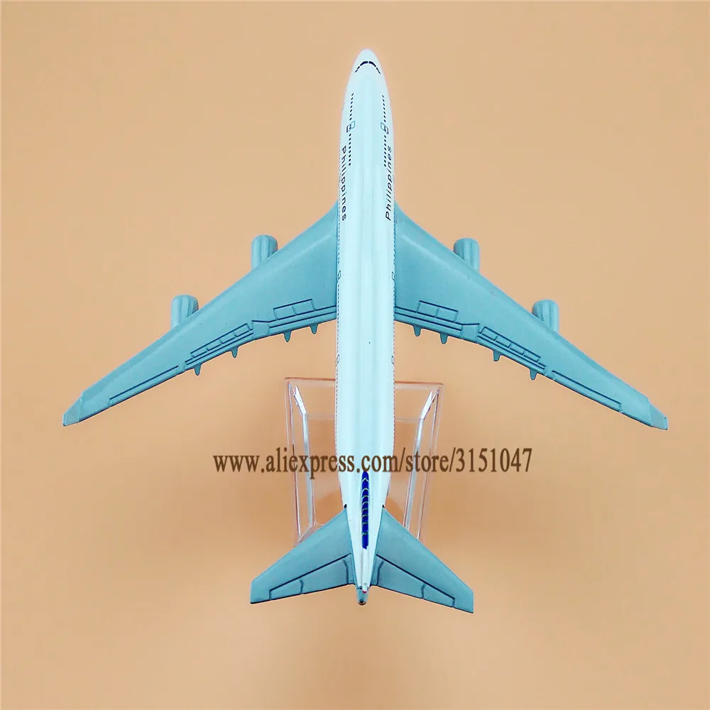 Модель самолета из металлического сплава Авиапочта Филиппины B747 модель