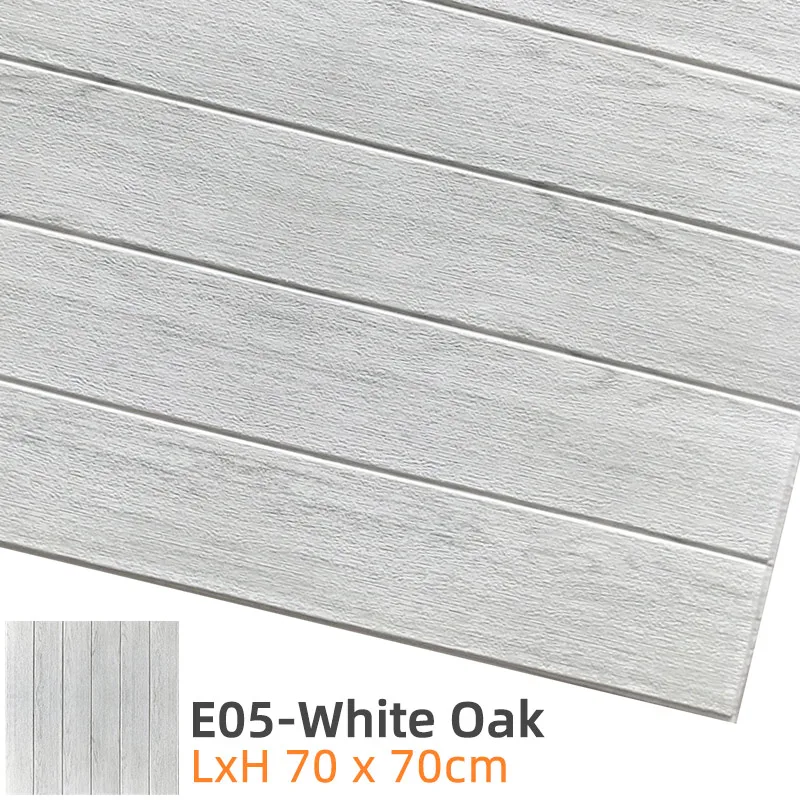 E05-White Oak Kaguyahime 3D водонепроницаемые обои кирпич DIY самоклеющиеся наклейки s Декор домашний стикер для кухни для детской комнаты мраморные обои - Цвет: E05-White Oak
