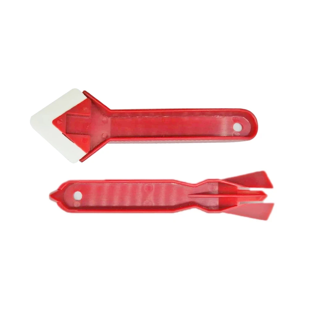 2 Pcs set  Scraper Utility Practical Floor Cleaner Tile Cleaner Surface Glue Residual ShovelMini HandmadeBeautiful seam Tools