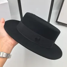 Короткая шерстяная шляпа с плоским козырьком, шляпа для отдыха, хомбург, джокер, шляпы от солнца для мужчин и женщин, для путешествий, темперамент, фетровые шляпы