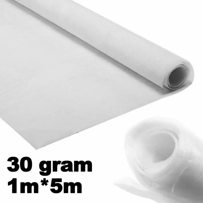 5mx1m 30gsm Fibreglass Mat Fiber Glass Cutting Cloth Alkali-free Fiberglass Chopped Strand Matting For GRP Resin Fabric | Дом и сад