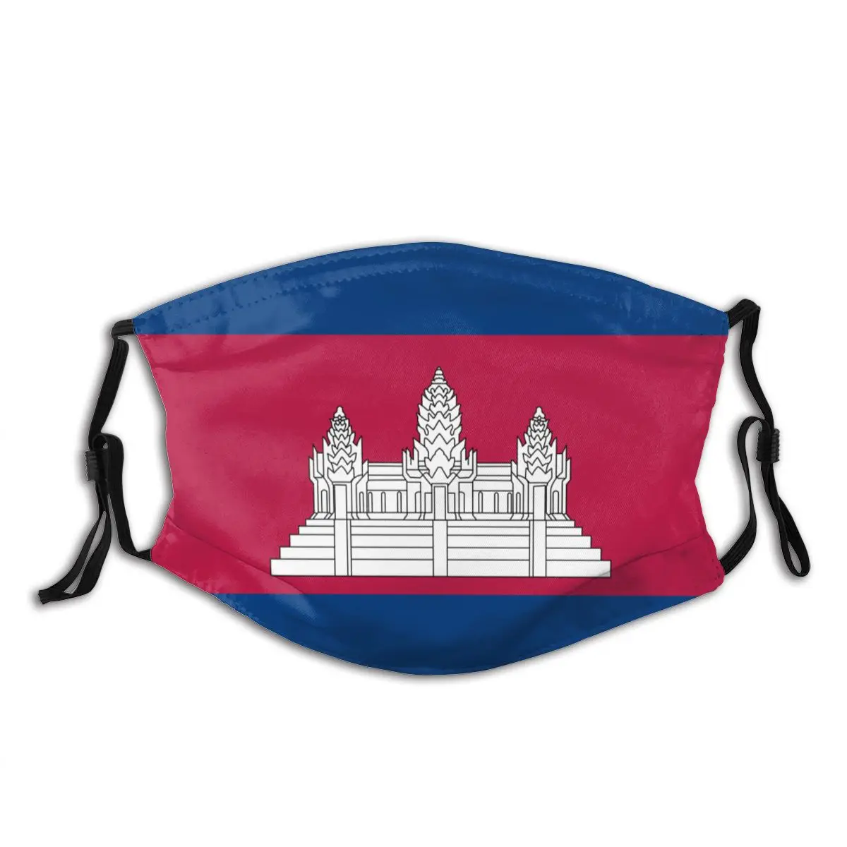 

Cambodia Flag Face Msak With Filter
