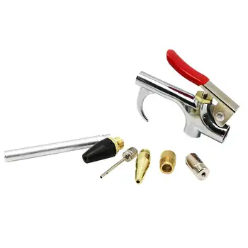 

5Pcs/7Pcs Air Compressor Tools Kit Air Blow Gun Set with 5 Interchangeable Nozzles and Over-Sized Trigger Tool Set
