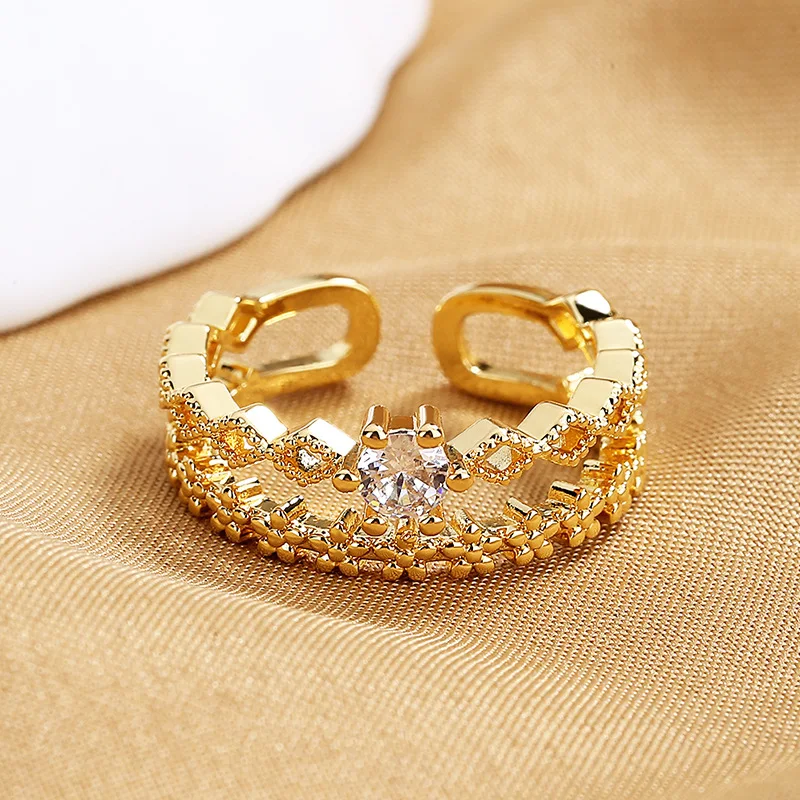 خاتم بتصميم مزدوج ناعم