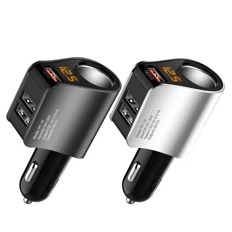 Автомобильный Разветвитель Прикуривателя 5 В 3 1 А порта USB для зарядки адаптер с
