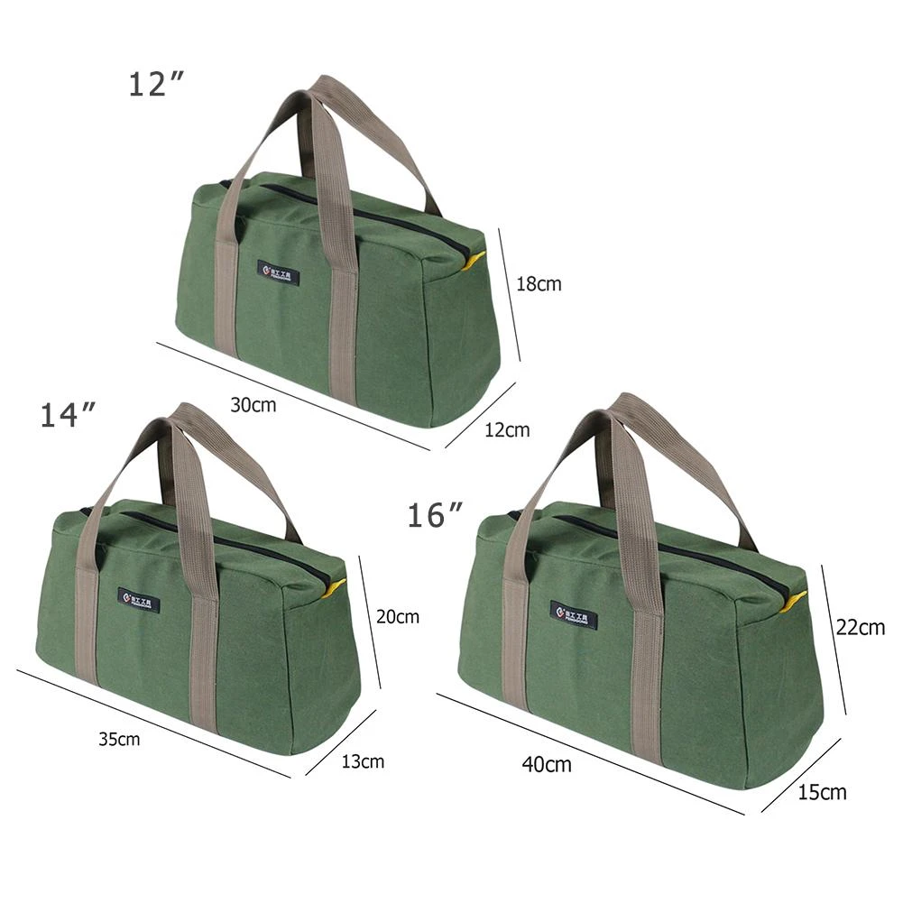 Portable Tool Kit Wrenches Screwdrivers Pliers Metal Parts Storage Bag Multi-function Canvas Waterproof Storage Hand Tool Bag tool backpack