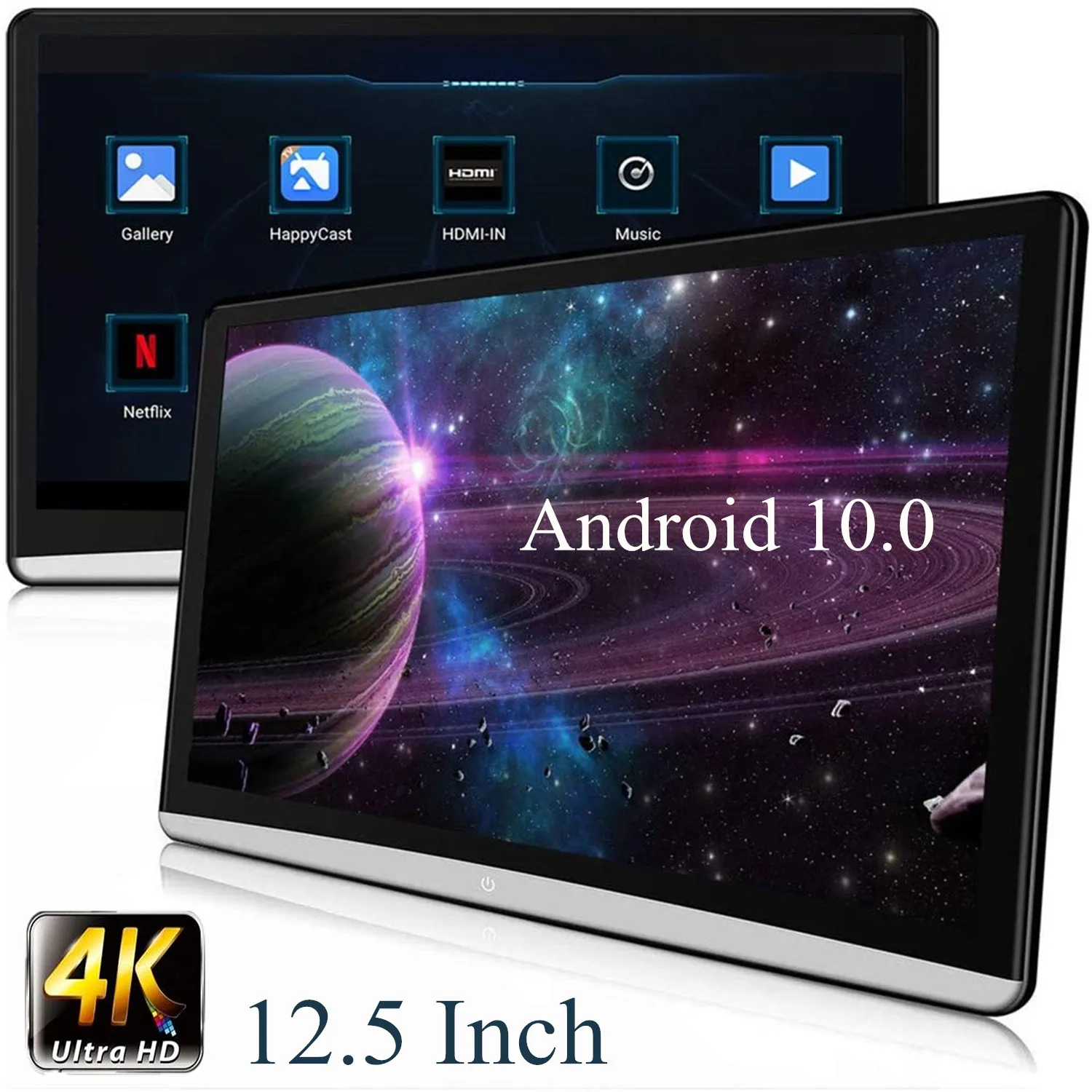 売れ済オンラインストア 12 5インチandroidカーモニター 10 0 P 4k Wifi Bluetooth Usb Hdmi Fm ミラーリンク Miracasを備えた1080インチカーモニター クリアランス大セール Kingscages Com