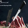 SOWOLL 6 inch 7 inch  8 inch Curved Boning Kitchen  Stainless Steel Knife Bone  Salmon Sushi Petty Raw Fish Filleting Knife Tool ► Photo 1/6