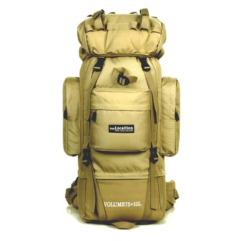 

Brand High-capacity bracket professional 85L mountaineering bag fashion outdoors backpack Waterproof travel Multifunctional bag