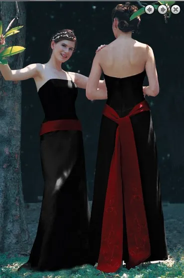 

free shipping dinner dress 2020 New fashion Party Gown brides maid dress vestidos formales red long dress Bridesmaid Dresses