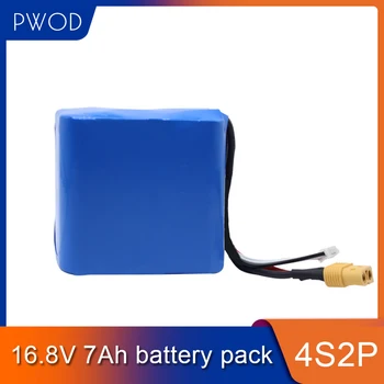 

PWOD 16.8V 7000mAh li-ion battery pack discharge 20A maximum 40A for Electric drill Sweeper Drone battery XT60 interface