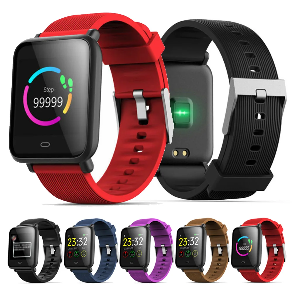 Смарт-часы smartband Q9 с цветным экраном, водонепроницаемые спортивные часы, пульсометр для Android/IOS, часы Relogio
