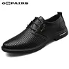 Spring Summer Elegant Mens Italian Leather Formal Shoes Breathable Luxury Brand Male Dress Footwear Brogue Oxford Shoes for Men ► Photo 1/6