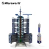 Microworld 3D Metal Puzzle Games Chinese Satellite Launch Center Model Kits Laser Cutt DIY Jigsaw Toys Christmas Gifts For Adult 2