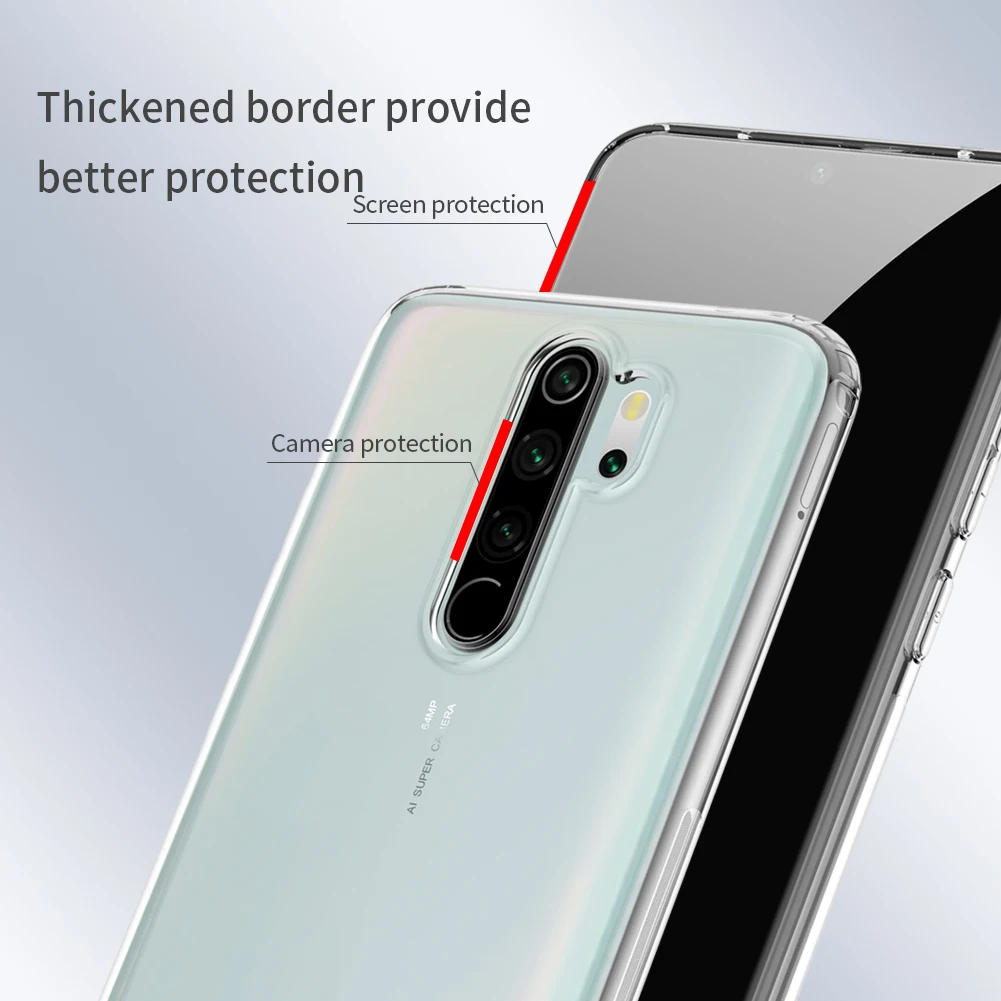 Чехол Nillkin для Xiaomi Redmi Note 8 Pro, чехол из ТПУ с изображением природы, ультратонкая задняя крышка, мягкая оболочка