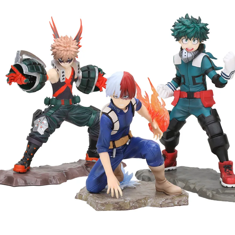 Фигурка моя геройская академия фигурка Тодороки шото 1/8 Izuku Midoriya Deku Bakugou Katsuki