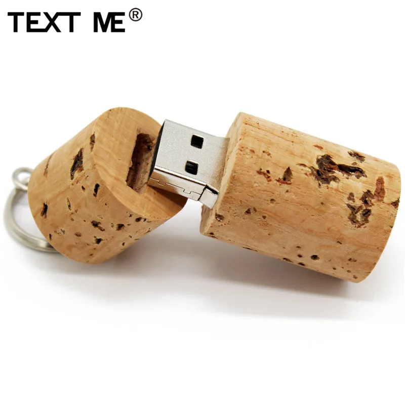 TEXT ME натуральный пробковый деревянный 64 Гб usb флеш накопитель 4 ГБ 8 16 32 usb2.0|USB