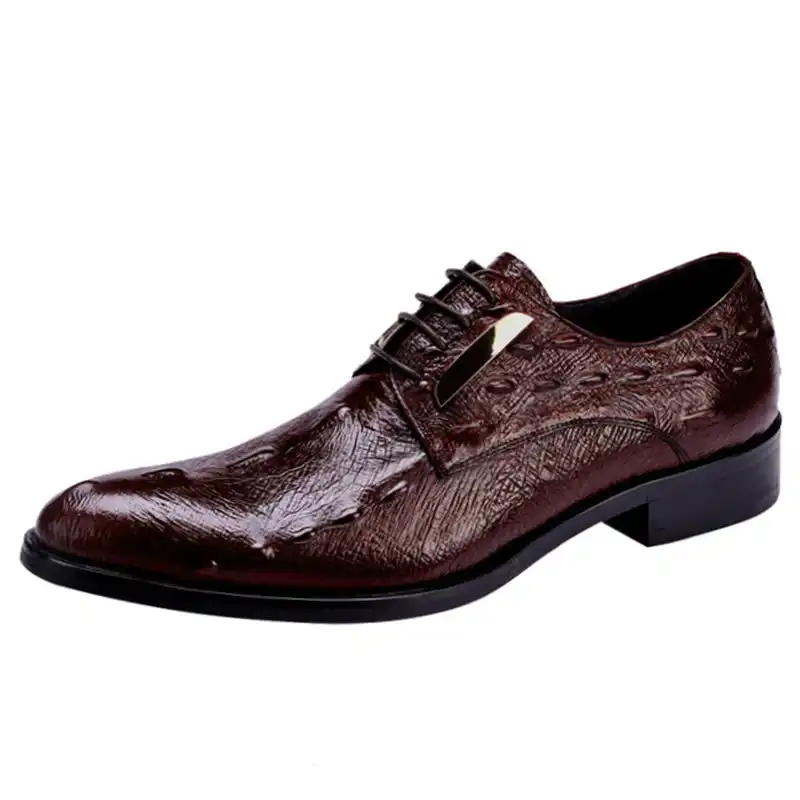 mens black brogues