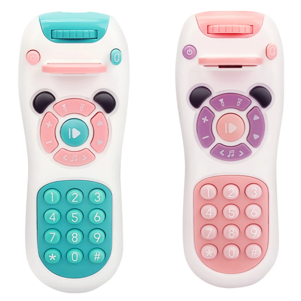 

Baby Mobile Phone Projection Remote Control Early Educational Toys Electric Remote Learning Machine Toy Gift for Baby