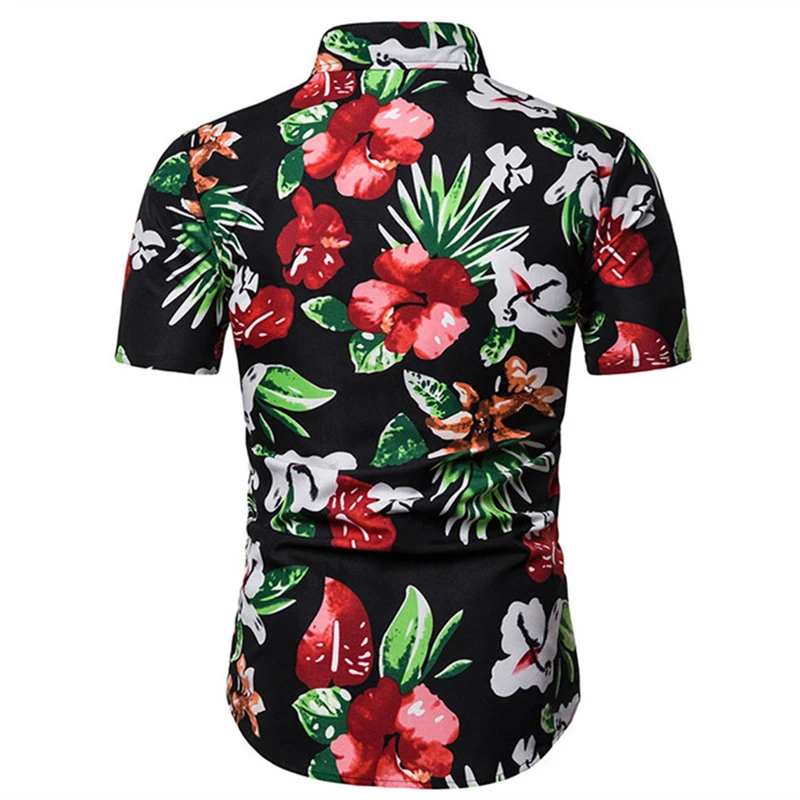 10 Stylesmen рубашка 2019 Новая летняя гавайская рубашка с короткими рукавами и цветочным принтом Camisa Masculina брендовая мужская Высококачественная