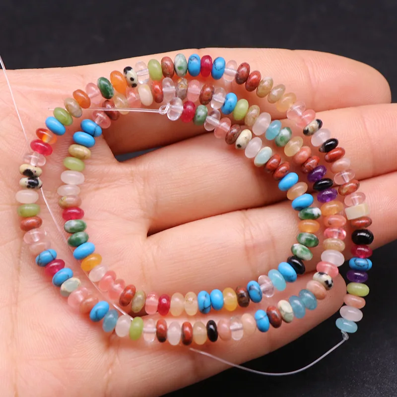 2x4mmNaturalStoneBeadsSmallSpacerBeadsLooseBeadsHeishiBeads