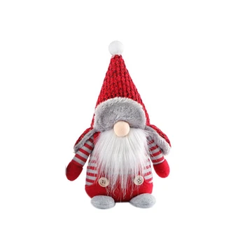 

Christmas Faceless Doll Figurine Santa Claus Decoration, Used in Christmas Decoration, Window Decoration,A