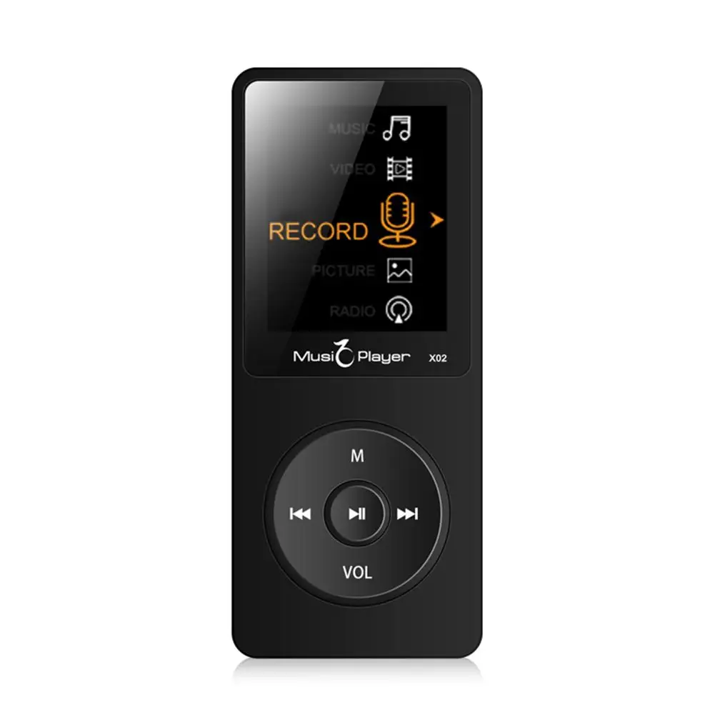 Сверхтонкий MP3-плеер с длительным временем ожидания, HIFI, без потерь, портативный MP3 аудио плеер без потерь, музыкальный ультратонкий плеер с радио