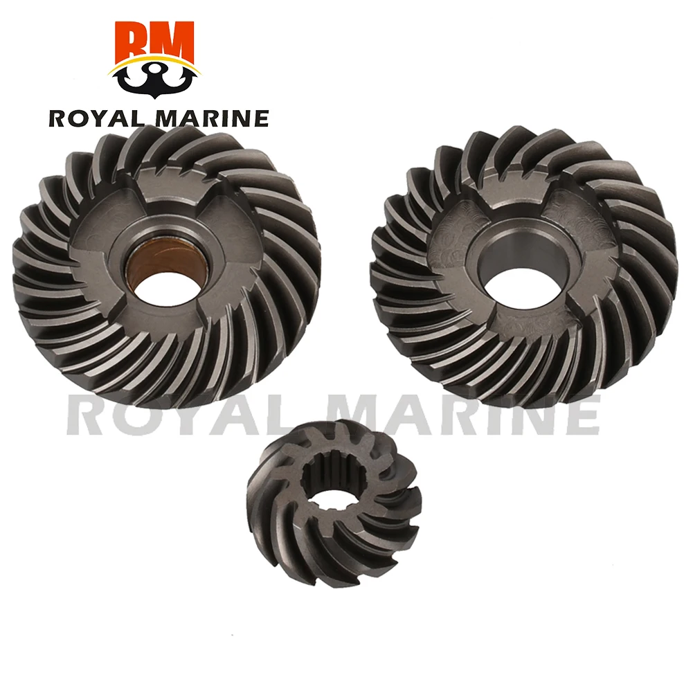 Outboard Engine 57311-93901 Pinion & 57521-93902 Reverse & 57510-93902 Forward Gear for Suzuki 9.9HP 15HP DT DF 3 piece gear set