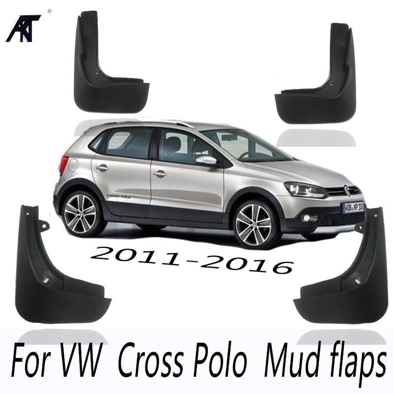 Брызговик для VW CrossPolo Cross Polo 2011 2012 2013 2014 20152016 передние и задние брызговики крыло
