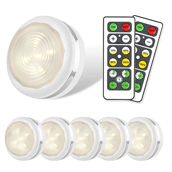 

Touch Sensor Night Light White Dimmable LED Under Cabinet Lights Closet Kitchen Bedroom Stairs Lighting Lamp With Remote Control