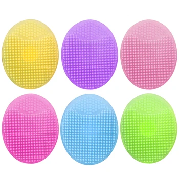 

1PC Silicone Facial Brushes Beauty Wash Facial Face Scrub Pad Blackhead Drushes Bath Facial Cleanser Face Washing Scrubbers
