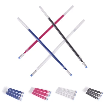 

10PCS/Lot Red/White Writing Point Ink Refill Water Erasable Pen Refills Replacement for Ballpoint Pens and Gel Pens