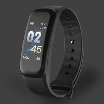 

C1 Bluetooth Smart Watch Heart Rate Oxygen Blood Pressure Sport Fitness Tracker Smart Wristband 3F05