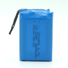 Lipo аккумуляторная батарея 3,7 v 2P 203450 3600mah литий-полимерный аккумулятор для грелки рук