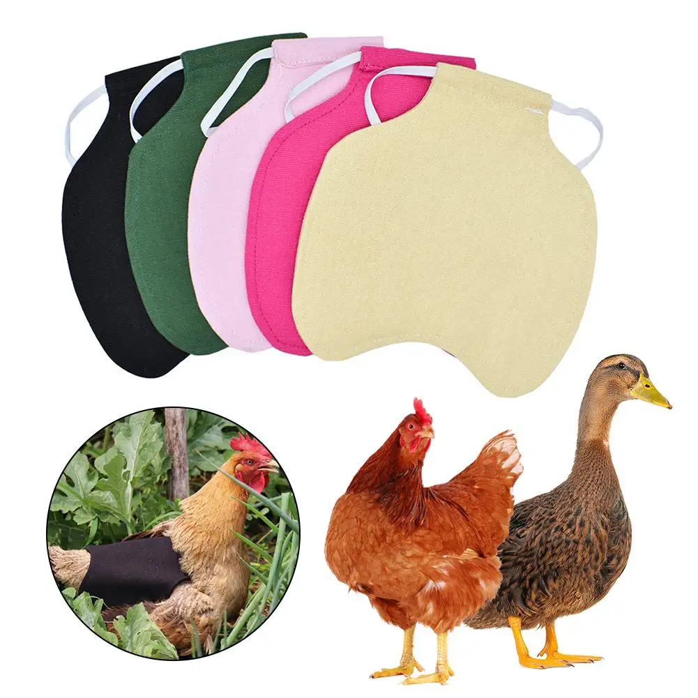 

Adjustable Pet Clothes Hen Apron Poultry Hen Saddle Apron Feather Protection Holder Chicken Duck Wings Back Protector Hen Dress