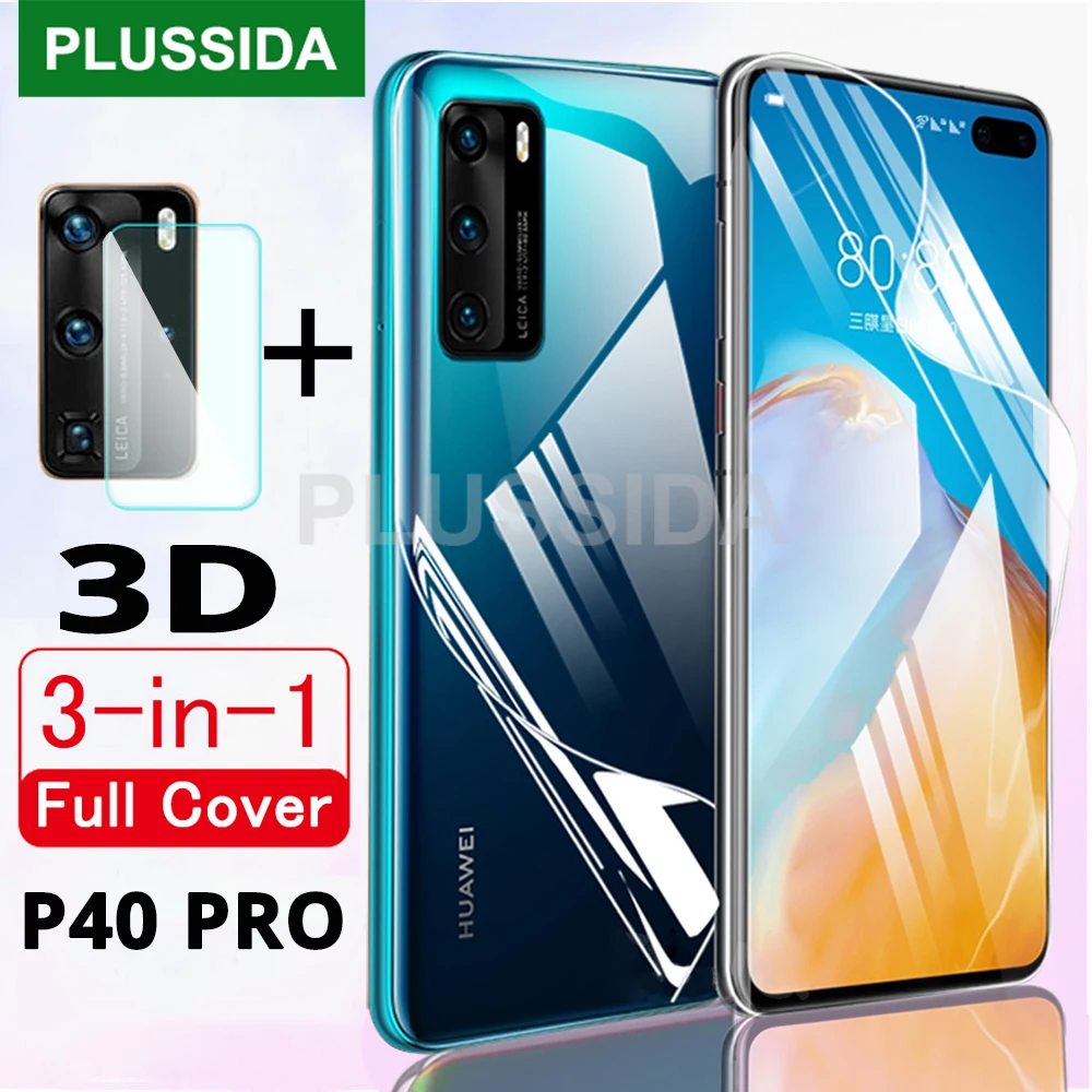 Защитная пленка для экрана Huawei P40 Pro Plus p 40 мягкая Гидрогелевая стеклянная p40 Lite E