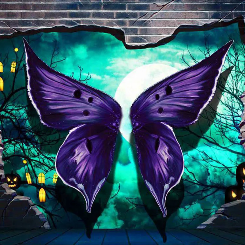 Алмазная живопись 5d бабочка полная круглая дрель бриллиантовая мозаичная