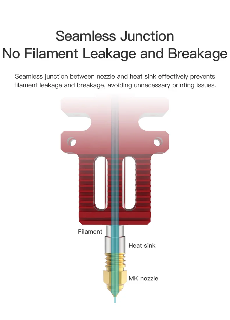Creality 3D<ALIMT >®</ALIMT> 5Pcs 0.3mm MK Brass Nozzle for 3D Printer Part