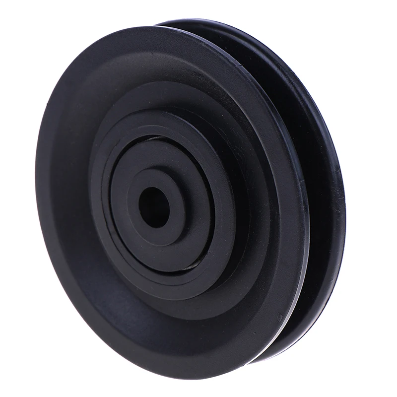90mm Wearproof Nylon Bearing Pulley Wheel Cable Gym Universal Fitness Equipment Part High Quality Bearing Pulley Gym Pulley Attachments Fitness Equipment Accessories