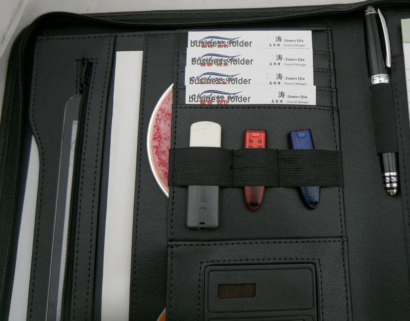 Портфель на молнии А4, А4, искусственная кожа, папка для документов, органайзер для документов, сумка, портфель, офисные принадлежности, черный