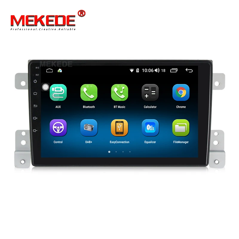 MEKEDE Android 9,0 4+ 64G DSP ips dvd-плеер для SUZUKI GRAND VITARA 2007-2013 Восьмиядерный bluetooth