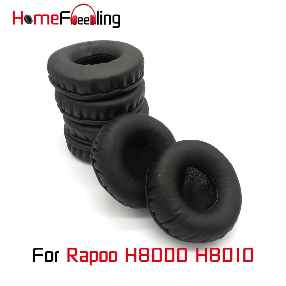 

Homefeeling Ear Pads For Rapoo H8000 H8010 Earpads Round Universal Leahter Repalcement Parts Ear Cushions