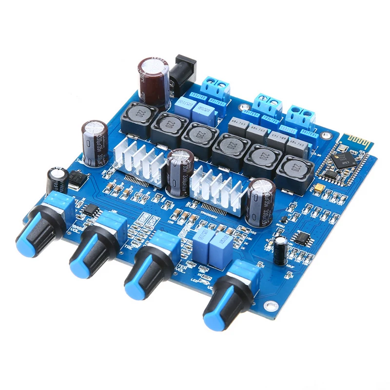 

1Pc TPA3116 Class D Amplifier Boards bluetooth V2.1 Digital Amplifier Board Power Supply AMP Completed Module DC 18V-24V