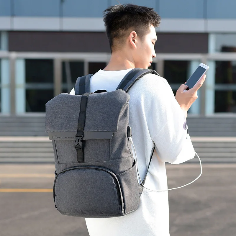 

2020 New Style USB Anti-Theft Oxford Cloth Backpack Waterproof Travel Computer Backpack School Bag