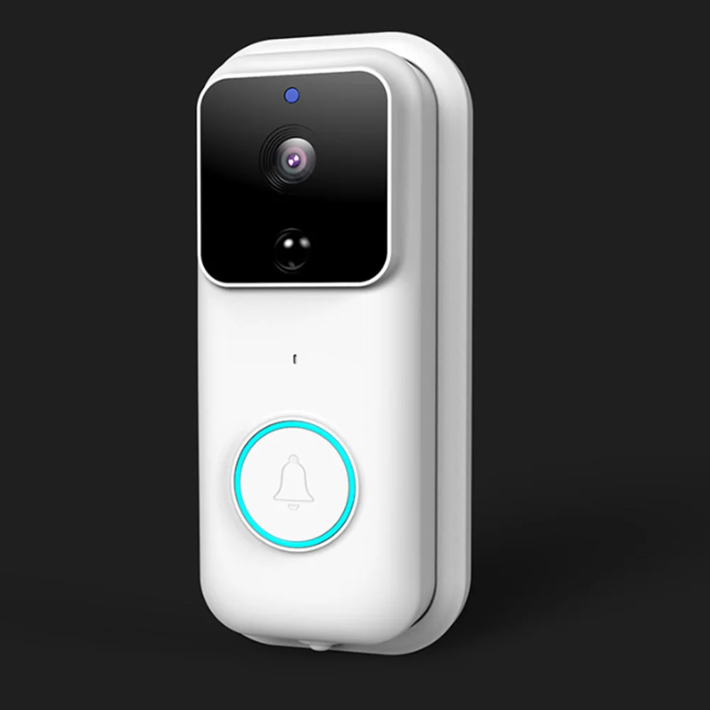 

ABS White Intercom Home Doorbell Night Vision WIFI Smart Infrared High Performance Security Wireless PIR Detection 1080P HD