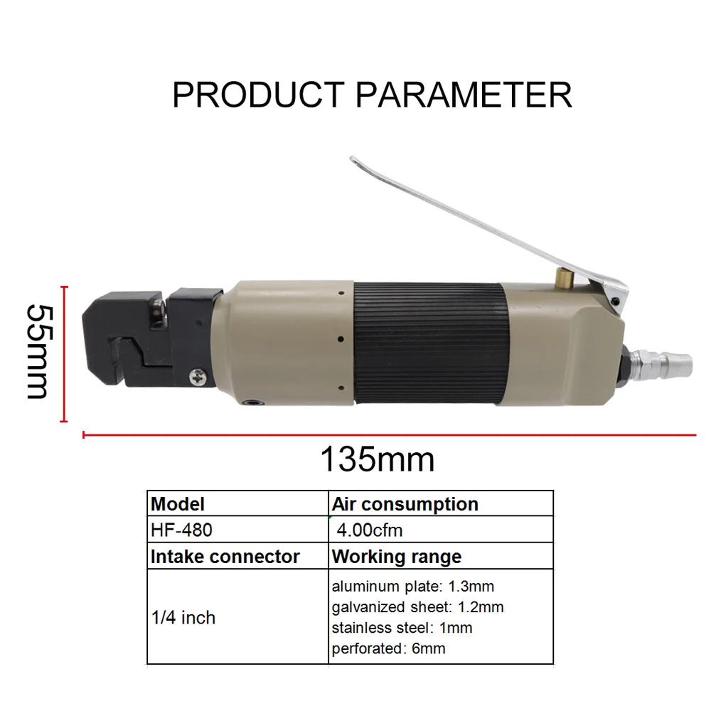 Профессиональные пневматические инструменты воздушные инструменты воздушный удар фланец Инструмент знак пробивая металлическая фальцмашина 3 мм 5 мм отверстие для заклепок