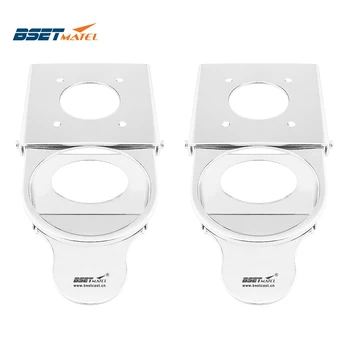 

2PCS SS 304 Folding Cup Drink Holder Can Bottle Holder Stand Mount Support Auto Car Marine Boat Truck RV Fishing Box