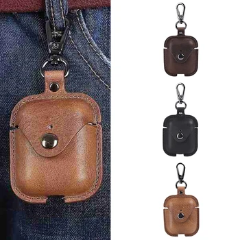 

Genuine Leather Bluetooth Wireless Earphone Case for 2 Protective Cover Skin Accessories for Apple