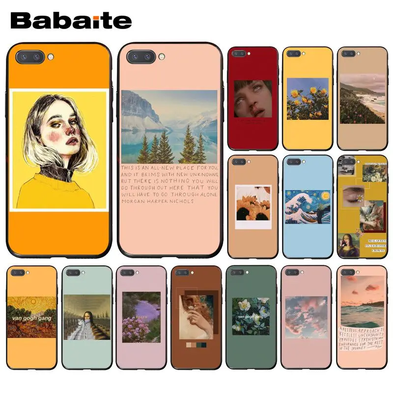 

Babaite Great art aesthetic van Gogh Mona Lisa painting Phone Case for Huawei Honor 8X 9 10 20 Lite 7A 8A 5A 7C 10i 20i View20